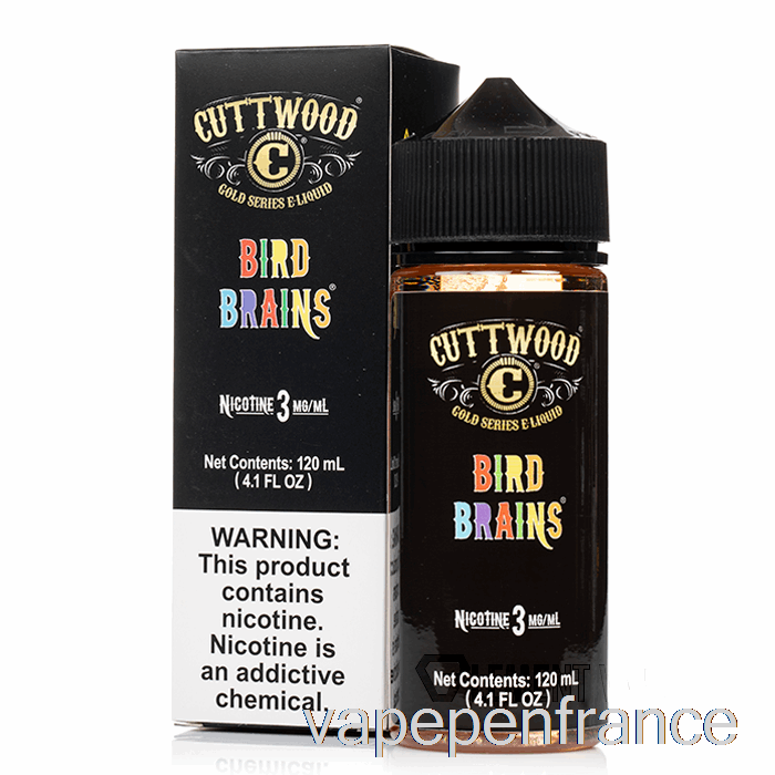 Cerveaux D'oiseaux - E-liquide Cuttwood - Stylo Vape 120 Ml 0 Mg